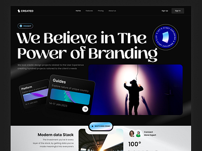 CREATED - Power of Branding app branding design ui ui design ux web website