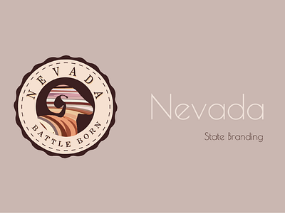 Nevada Branding branding design graphic design illustration logo