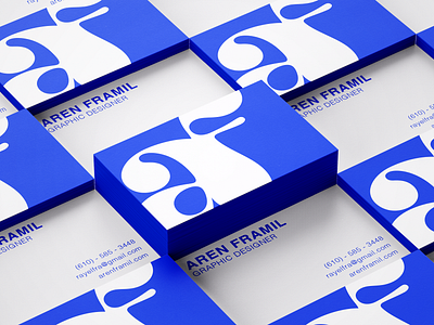 Business card rebrand adobe illustrator blue branding business card business cards cards design graphic design logo personal brand personal branding