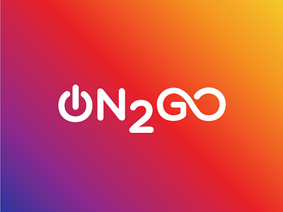 On 2 go Logo Design. 2 branding colorful design flat go graphic design graphicsdesign graphicsdesigner logo logodesign logodesigner logofolio logos logotype multicolor on text typography vector