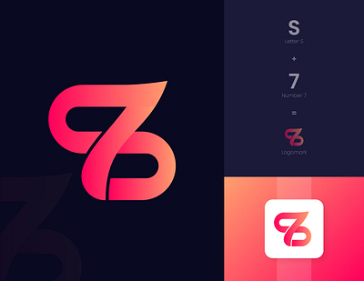 S7 Initial Letters Monogram Logo Design brandidentity branding business logo creative design creative logo font logo initial letter logo letters logo logo logoart logodesign minimal logo modern logo monogram logo s7 s7 logo s7 logo design trendy logo visual identity