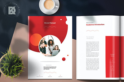 Brand Manual a4 annual annual report annual report brochure bifold brochure brand identity brochure brochure design brochure template company company brochure company profile corporate brochure indesign lookbook magazine print printable proposal template