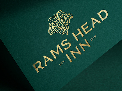 Rams Head Inn branding design illustration lettering packaging type typography