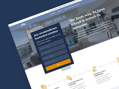 Real estate company website design company design homepage housing interface modern real estate ui ui ux ui design web design website