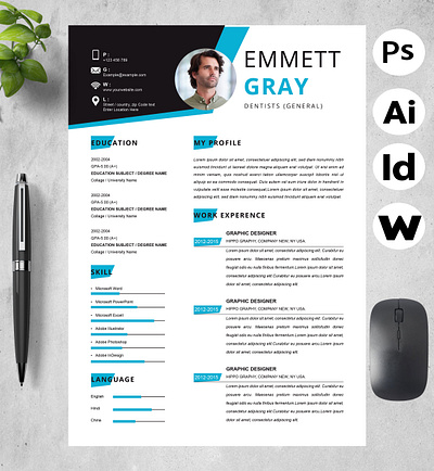 Dentists (General) Resume Template portfolio