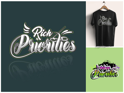 Rich Priorities (T-shirt Design) designer t shirts