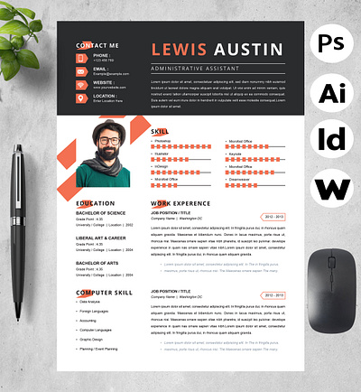 New Administrative Assistant Resume Template professional