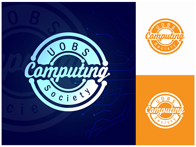 UOBS computing society logo logo portfolio
