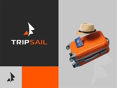 Travel Logo boat logo branding logo logo design sail logo tourism logo travel agency logo travel logo traveller logo travelling logo trip logo