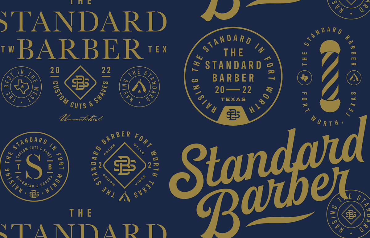 The Standard Barber Brand System by Mauricio Cremer on Dribbble
