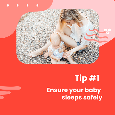 Baby Care Tips Instagram Post branding design graphic design post
