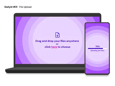 DailyUI #31 - File Upload dailyui design file picker file upload mockup typography ui uiux