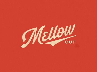 Mellow Out art artwork design hand drawn hand lettering handlettering happy illustration illustrator lettering mellow retro script sketch spring vintage