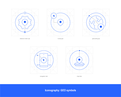 GEO symbols - Iconography graphic design icon grid iconography icons location location symbols