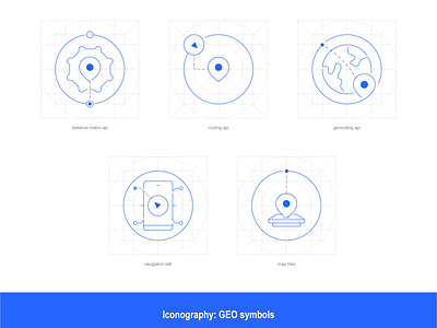 GEO symbols - Iconography graphic design icon grid iconography icons location location symbols