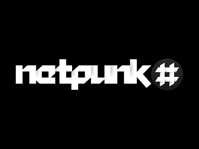 Netpunk Logo blockchain brand identity branding company crypto cypherpunk design hashtag logo logo design logo mark logotype visual identity web development web3