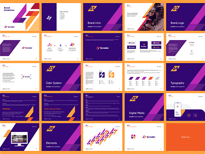 Screder Brand Style Guide. bookdesign brand brandbook branddesign brandguide branding brandingservices design designsystem document fintech guidelines guides identity layout logo manual modern styleguide visualidentity