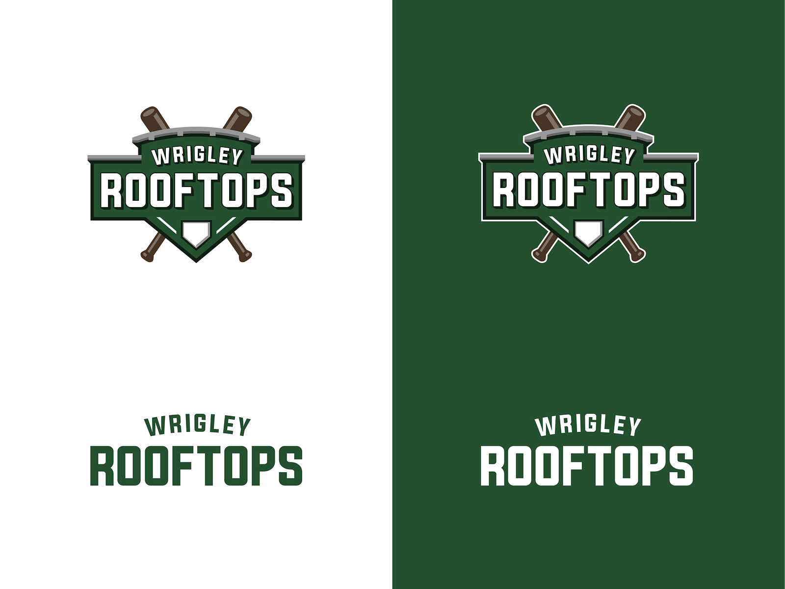 Wrigley Rooftops (Primary and Secondary Logos) by Studio Beacon Design