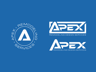 APEX Branding apex badge box brand branding construction design freelance icon identity logo logos mikemerrilldesign print remodeling triangle type typography wordmark work
