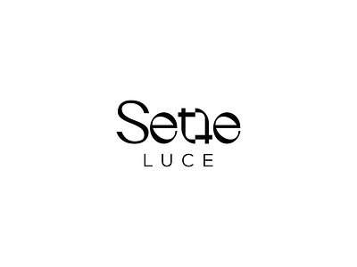 Sette Luce Logo Design - Version 1 branding design figma graphic design icon design illustration lighting logo logo design logo icon logotype sette seven symbol