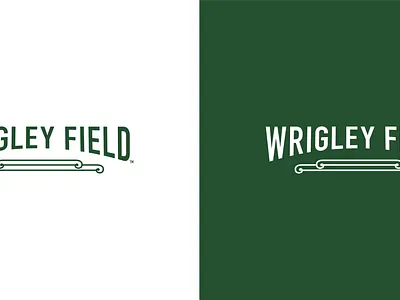 Wrigley Field Logo branding design graphic design illustration logo typography vector