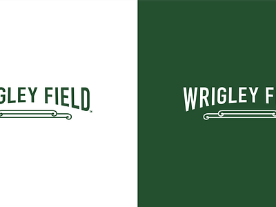 Wrigley Field Logo branding design graphic design illustration logo typography vector