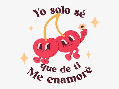 Cherry Love graphic design illustration illustrator vector wacom