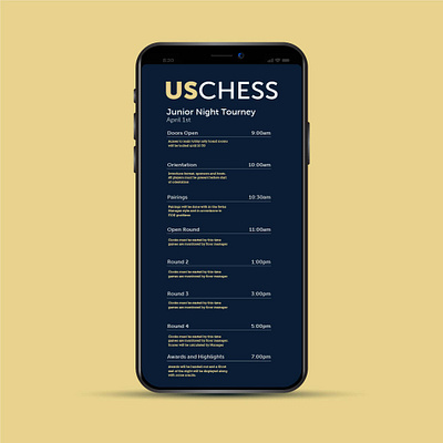 USchess Event pdf branding design event graphic design illustration typography