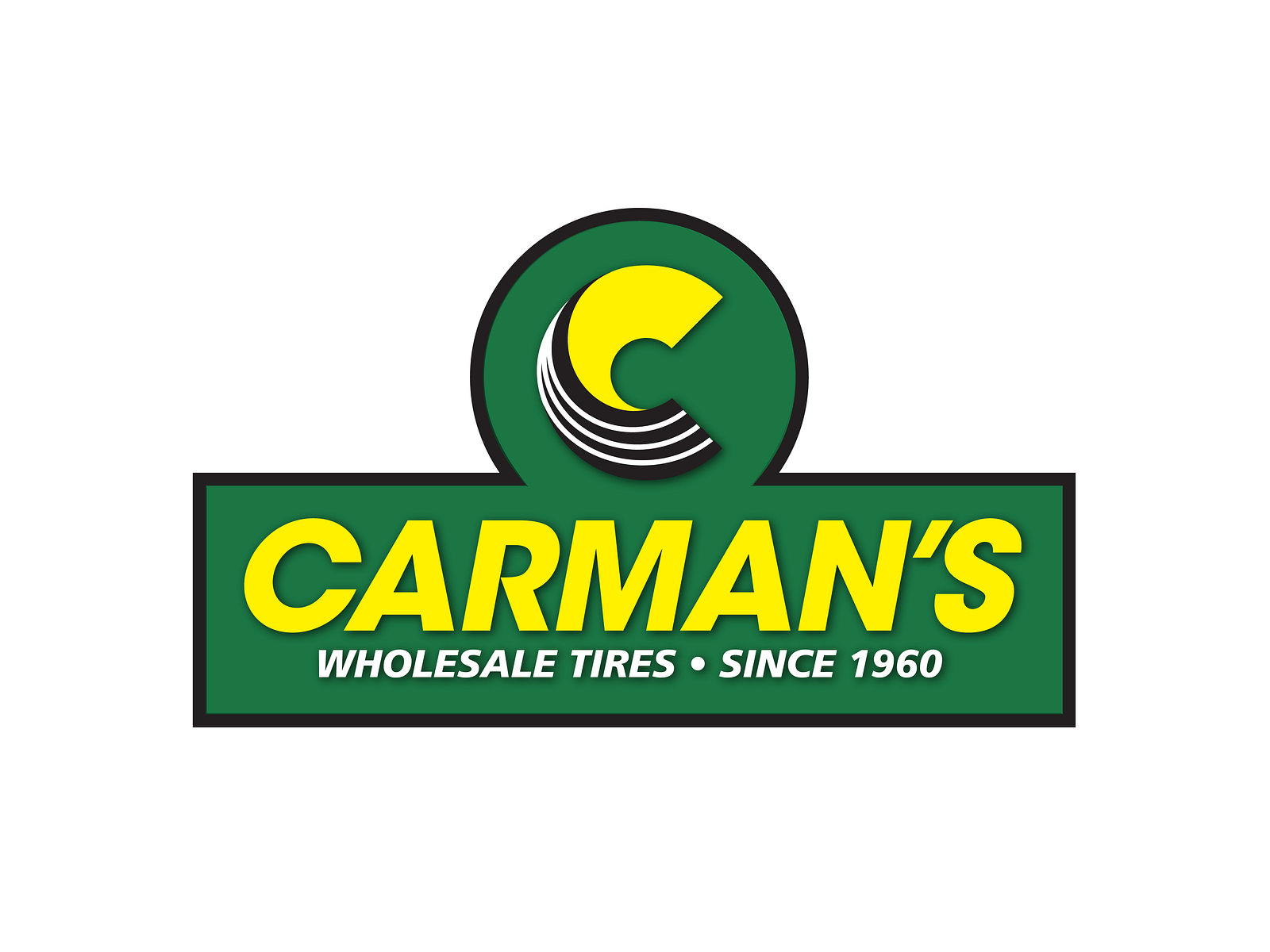Carmen's Wholesale Tires Logo by Studio Beacon Design on Dribbble