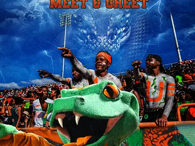 Meet & Greet Event Flyer design graphic design typography