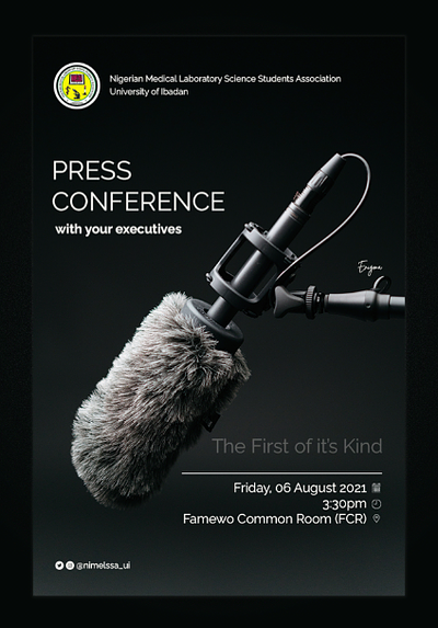Press Conference Design conference design e flyer e poster graphic design typography