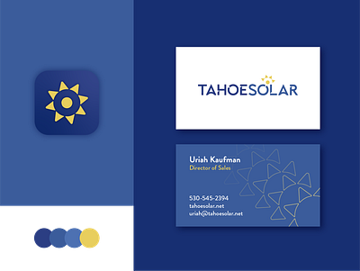 Tahoe Solar branding branding design graphic design illustration logo typography vector