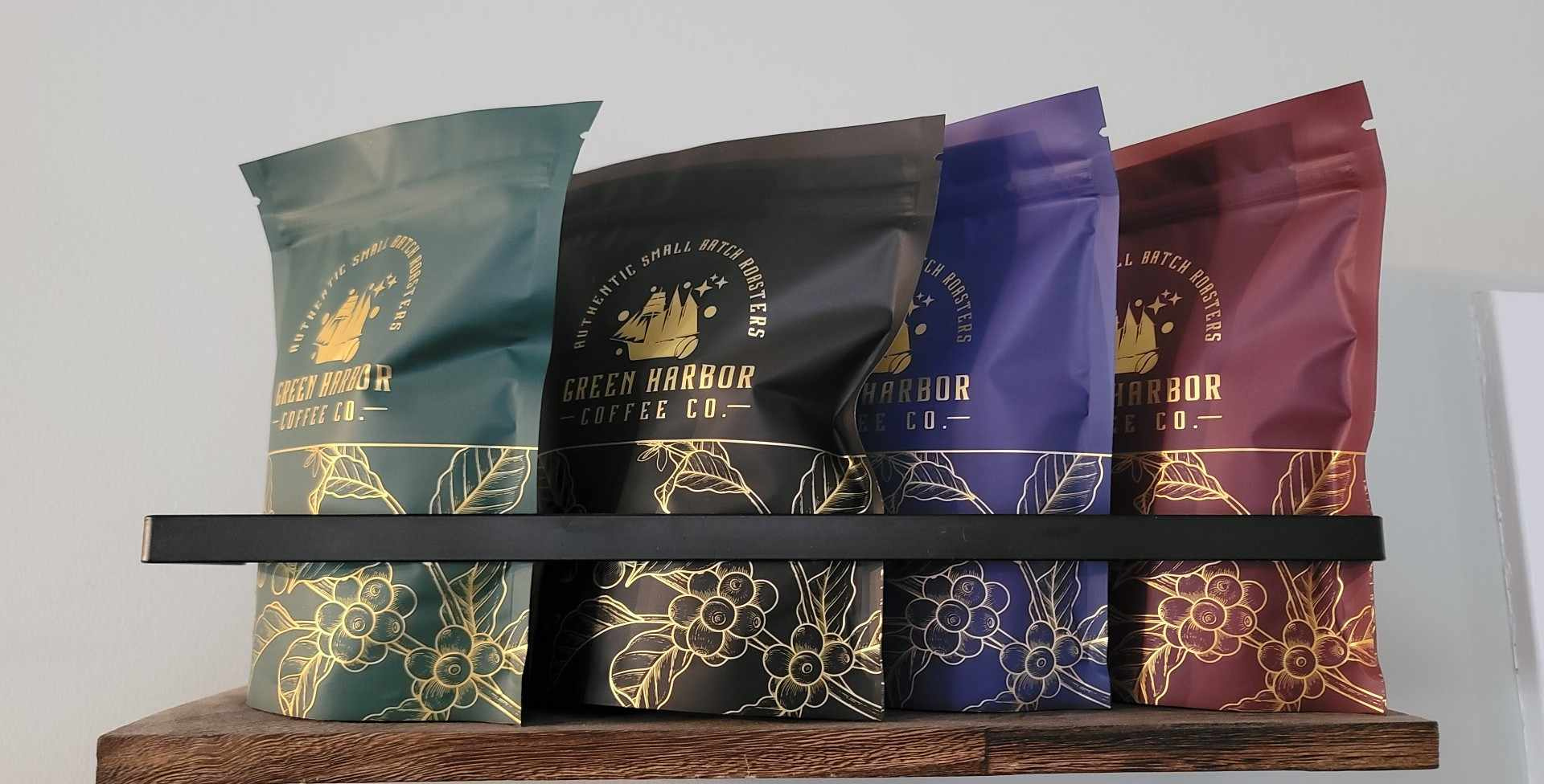 Coffee Label Illustration art artist bag branding coffee coffee bag coffee illustration design digital art gold illustration illustration art label logo packaging premium label procreate ui