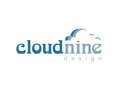 Cloud Nine Design Logo branding design graphic design illustration logo typography vector