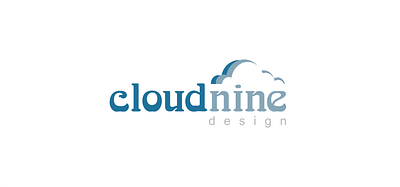 Cloud Nine Design Logo branding design graphic design illustration logo typography vector