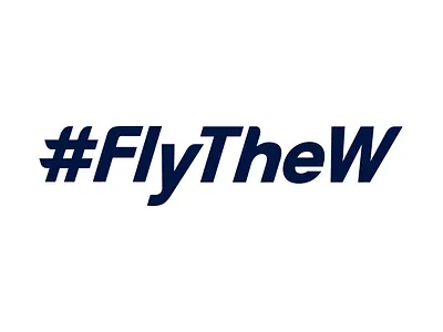 #FlyTheW Logo branding design graphic design illustration logo typography vector