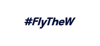 #FlyTheW Logo branding design graphic design illustration logo typography vector