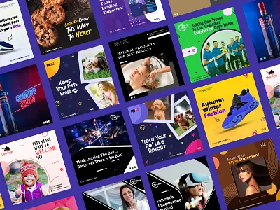 Social Media Graphic Arts branding custom logo design graphic design illustration logo social media marketing ui ux vector