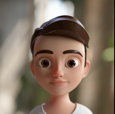 Meldon C4D character animation Face 3d animation c4d characterdesign cinema4d cute kid moition octane toy