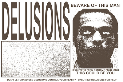 Delusions Shirt Design graphic design