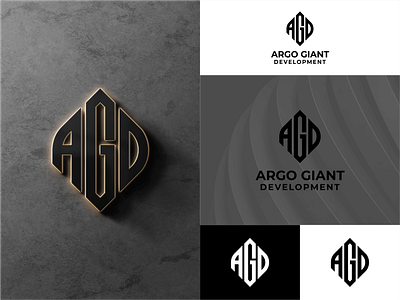 Letter AGD Logo apparel branding clothing concept logo design graphic design icon identity illustration lettering lineart logo logomarca logomark luxury mark monogram symbol typhography vector