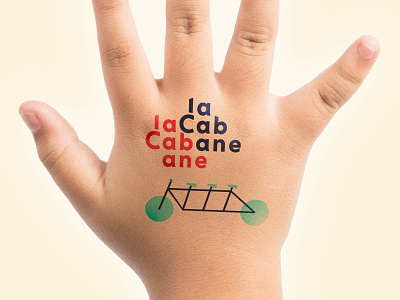 La Cabane — Temporary Tattoos art direction branding education logo typogaphy