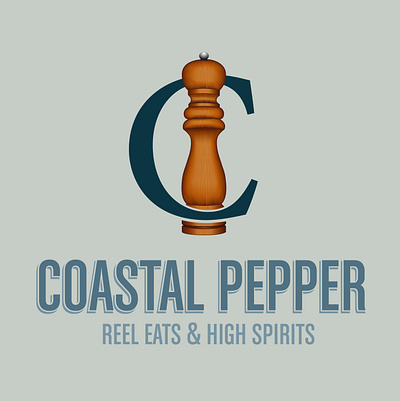 Coastal Pepper Logo Design branding design graphic design logo restaurant vector