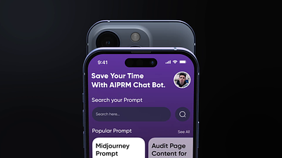 AI Chat Bot Mobile App - AIPRM for Chat GPT Animation after effect ai ai app ai chat bot animation app design artificial intelligence chat box chatbot chatbox ai chatgpt ios mobile app mobile app animation motion graphics ui ux