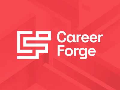 Career Forge branding business career cf logo company lettermark logo logo design logomark logotype minimal modern motion graphics recruitment
