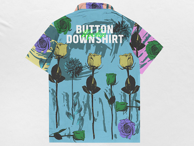 Button Down Shirt - Mockup (Back) aloha aloha hawaii apparel apparel mockup branding button down shirt clothing mockup design fashion fashion mockup graphic design mockup product design shirt