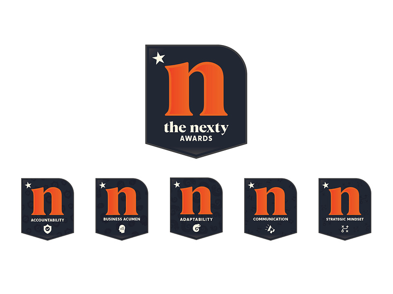 Nextbite - Nexty Awards branding design illustration logo vector