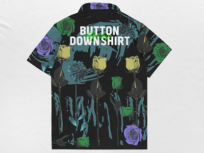 Button Down Shirt - Mockup (Back) aloha aloha hawaii apparel apparel mockup branding button down shirt clothing mockup design fashion fashion mockup graphic design mockup product design shirt