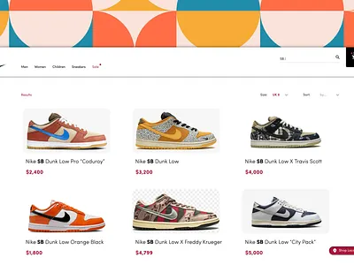 Nike Website Redesign nike shoes ui uidesign website