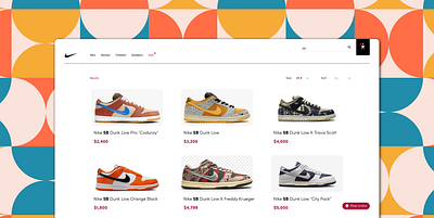 Nike Website Redesign nike shoes ui uidesign website